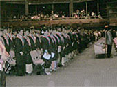 バリの大学の卒業式